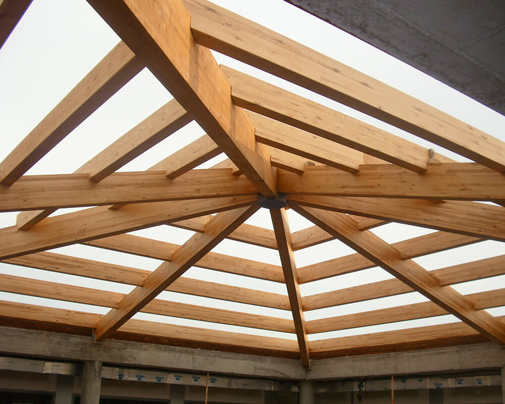 Proyecto estructuras de madera Lucernario 1