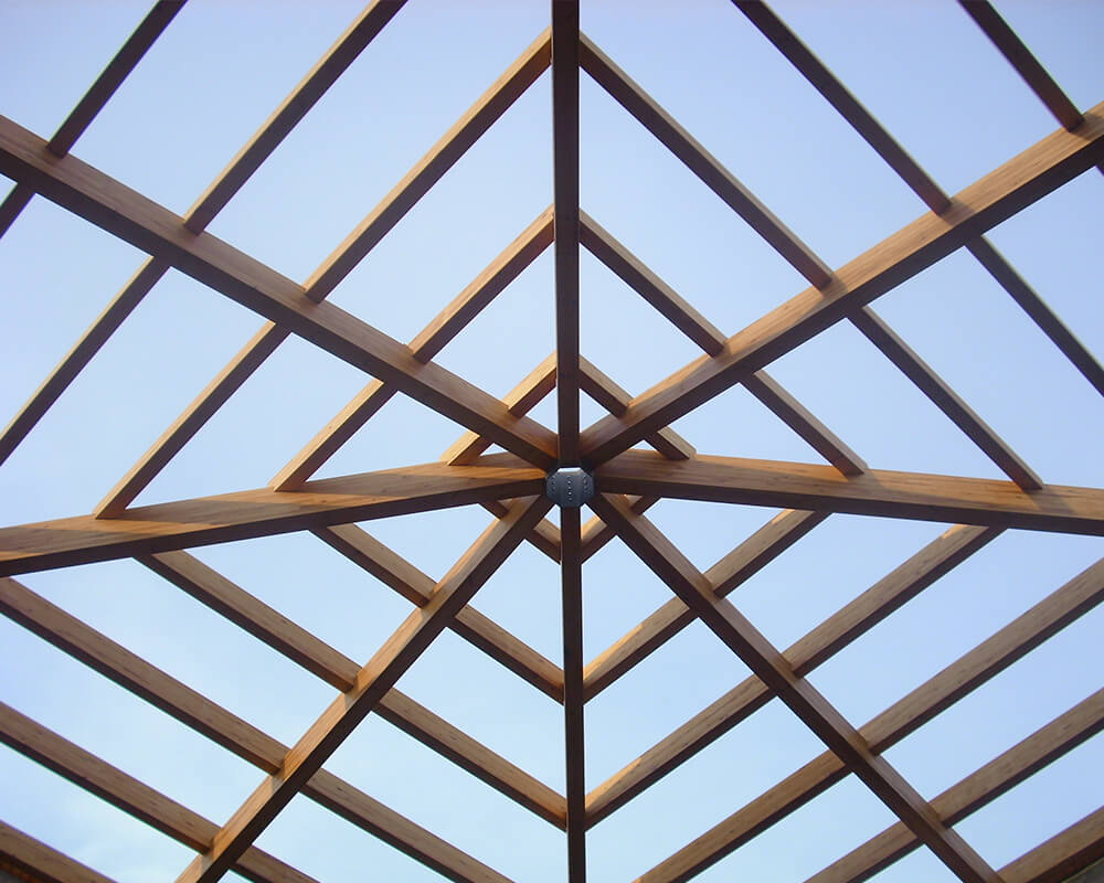 Proyecto estructuras de madera Lucernario 2