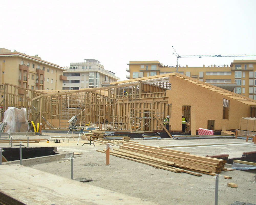 Guardería Municipal Isla Cristina - Estructuras de madera